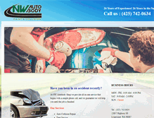 Tablet Screenshot of nwautobodyshop.com